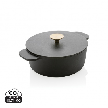 Logo trade promotional gifts image of: Ukiyo cast iron pan medium
