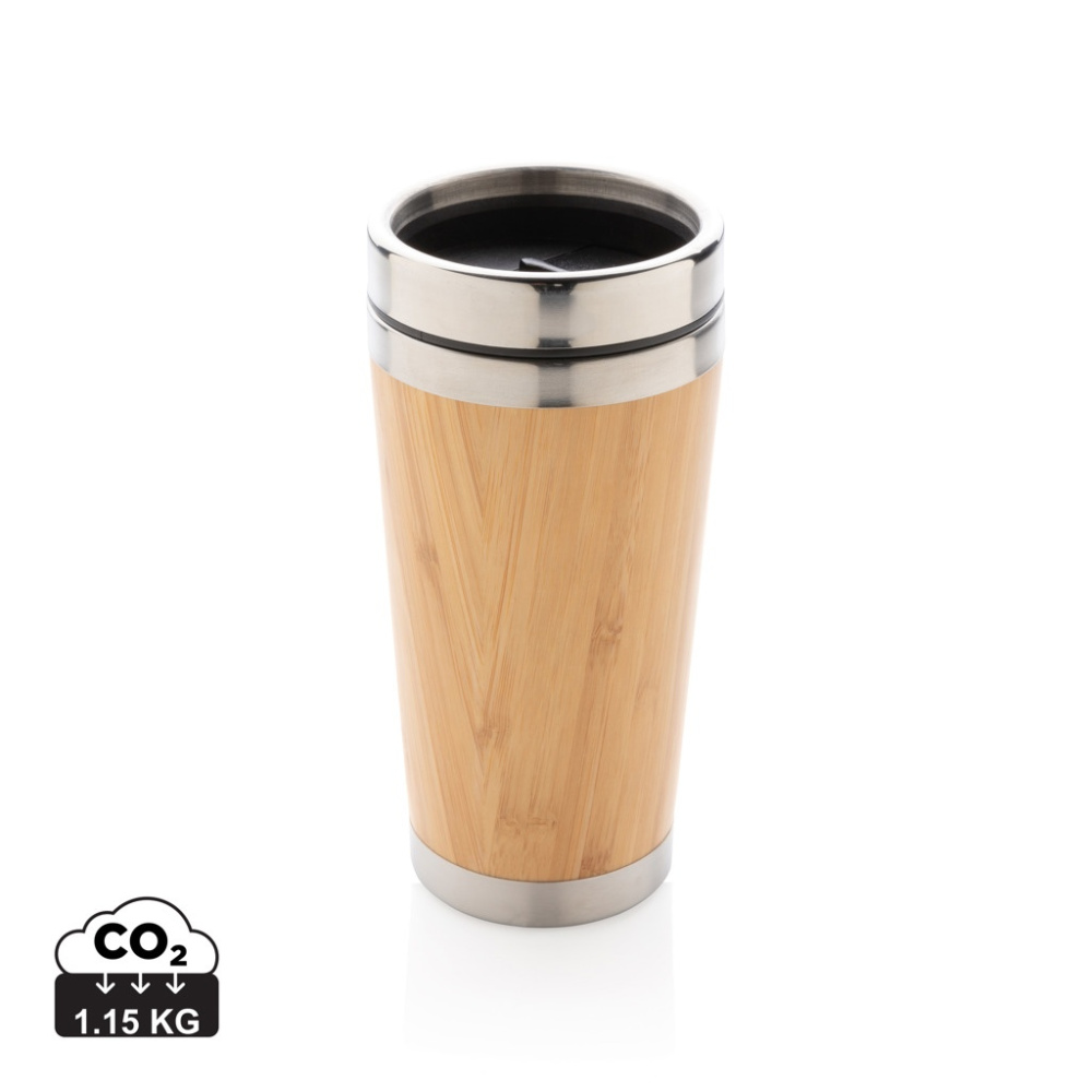 Logo trade promotional giveaway photo of: Bamboo tumbler