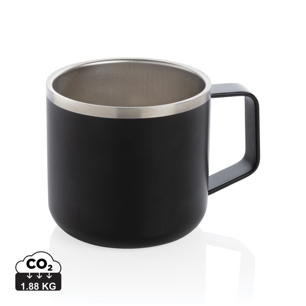 Logo trade promotional items image of: Stainless steel camp mug