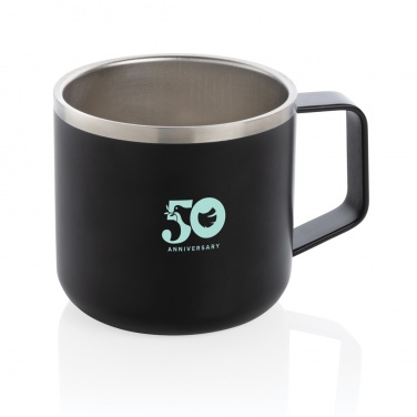 Logo trade promotional giveaways image of: Stainless steel camp mug
