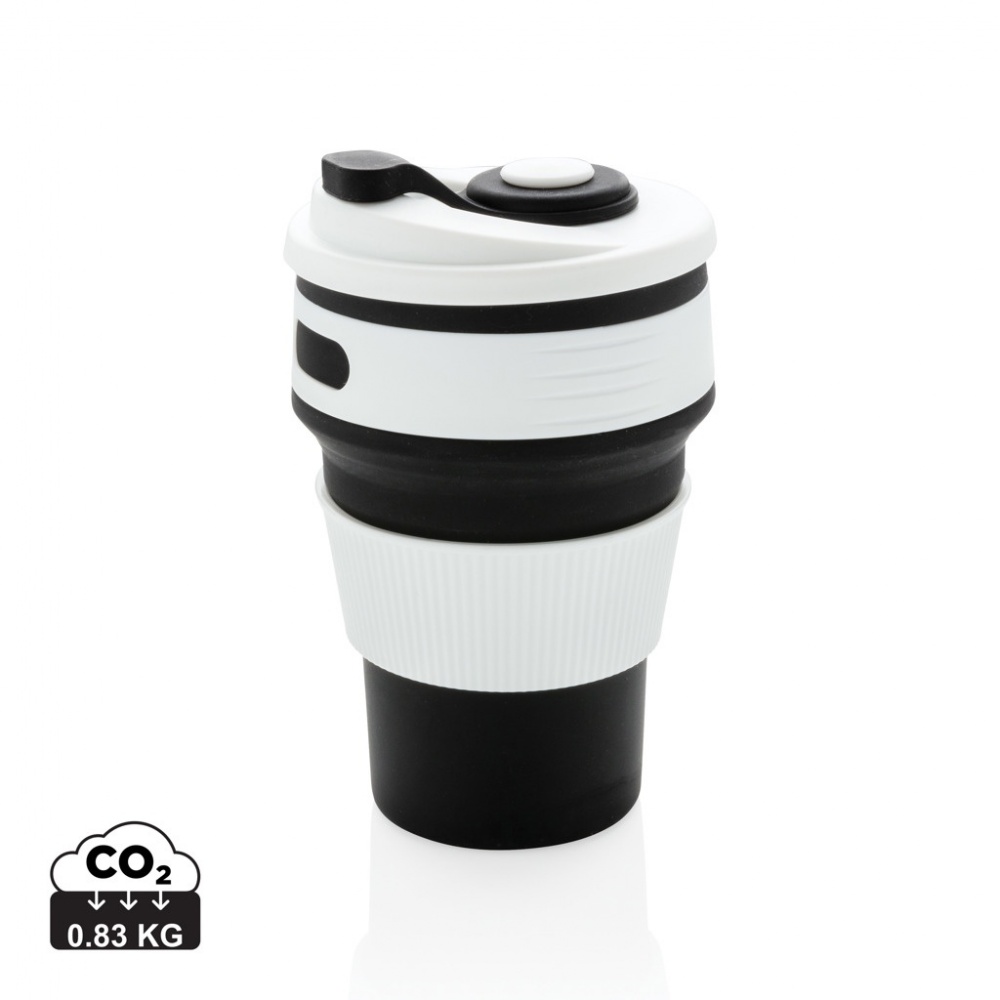 Logo trade promotional products image of: Foldable silicone cup