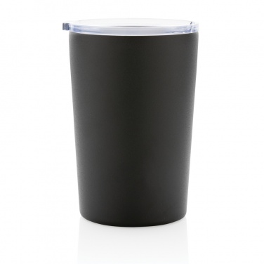 Logotrade promotional item picture of: RCS Recycled stainless steel modern vacuum mug with lid