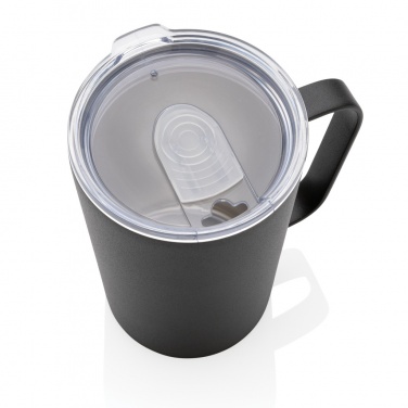 Logo trade promotional gift photo of: RCS Recycled stainless steel modern vacuum mug with lid