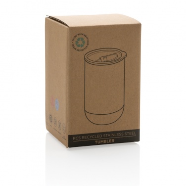 Logotrade promotional gift picture of: RCS recycled stainless steel tumbler
