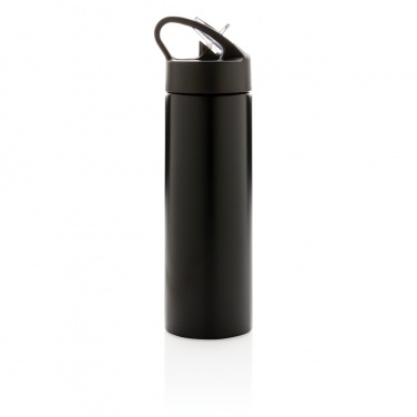Logo trade corporate gifts image of: Sport bottle with straw