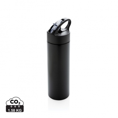Logo trade advertising products image of: Sport bottle with straw