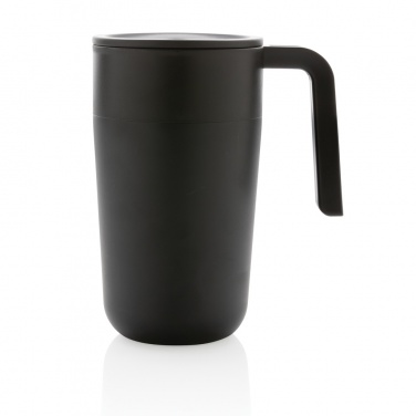 Logo trade corporate gifts picture of: GRS Recycled PP and SS mug with handle