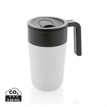 Logotrade promotional item picture of: GRS Recycled PP and SS mug with handle
