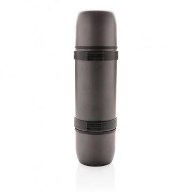 Logo trade promotional merchandise picture of: Vacuum flask with 2 cups