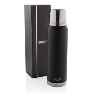 Logotrade promotional item image of: Swiss Peak Elite 1L copper vacuum flask