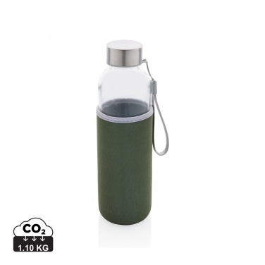 Logotrade corporate gift image of: Glass bottle with neoprene sleeve