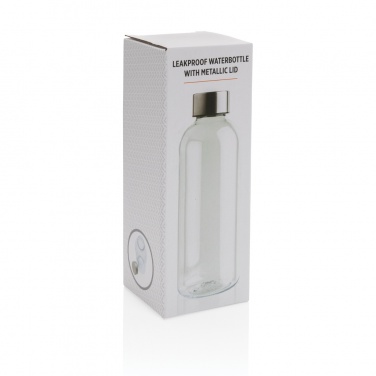 Logotrade promotional item picture of: Leakproof water bottle with metallic lid
