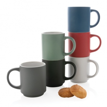 Logo trade corporate gifts picture of: Ceramic stackable mug 180ml
