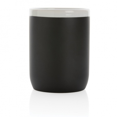 Logo trade corporate gifts image of: Ceramic mug with white rim 300ml
