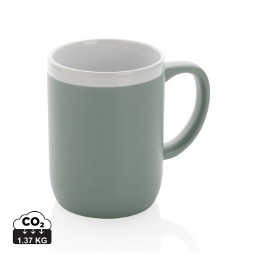 Logotrade promotional product picture of: Ceramic mug with white rim 300ml