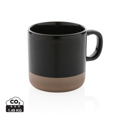 Logo trade advertising products image of: Glazed ceramic mug 360ml