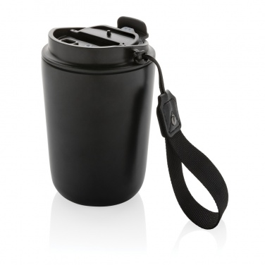 Logo trade promotional giveaway photo of: Cuppa RCS re-steel vacuum tumbler with lanyard