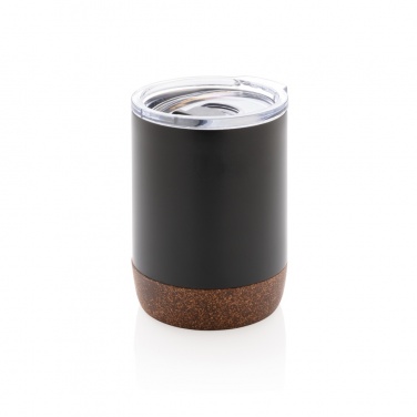 Logo trade promotional gifts picture of: RCS Re-steel cork small vacuum coffee mug