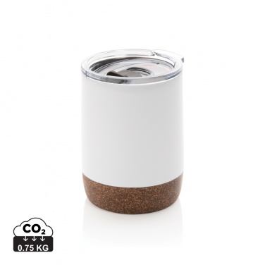 Logo trade promotional merchandise photo of: RCS Re-steel cork small vacuum coffee mug
