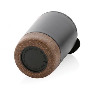 Logotrade promotional product picture of: GRS RPP stainless steel cork coffee tumbler