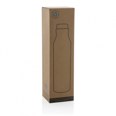 Logo trade promotional items picture of: Gaia RCS certified recycled stainless steel vacuum bottle
