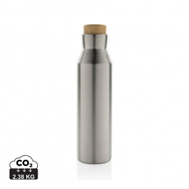 Logo trade promotional merchandise image of: Gaia RCS certified recycled stainless steel vacuum bottle