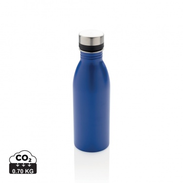 Logotrade promotional gift picture of: RCS Recycled stainless steel deluxe water bottle