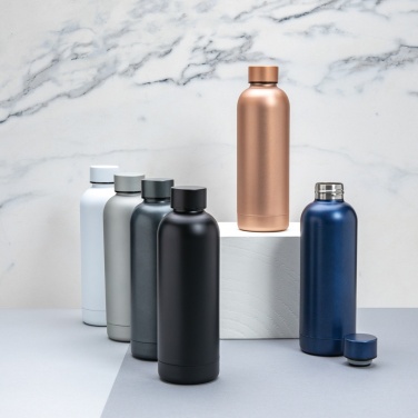 Logo trade business gifts image of: Impact stainless steel double wall vacuum bottle