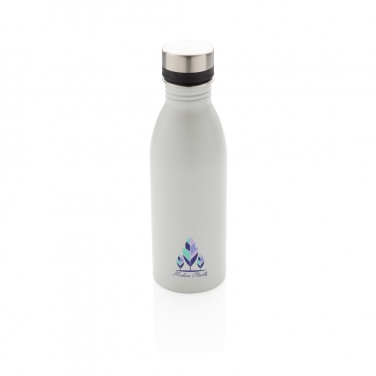 Logo trade promotional merchandise picture of: Deluxe stainless steel water bottle