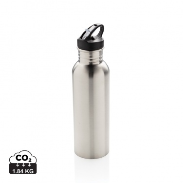 Logo trade promotional giveaways image of: Deluxe stainless steel activity bottle