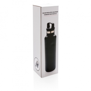 Logo trade promotional gift photo of: Vacuum insulated leak proof standard mouth bottle