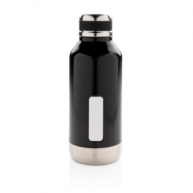 Logo trade promotional items image of: Leak proof vacuum bottle with logo plate