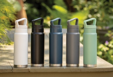 Logotrade advertising product image of: Leakproof vacuum on-the-go bottle with handle