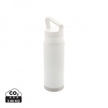 Logo trade corporate gifts image of: Leakproof vacuum on-the-go bottle with handle