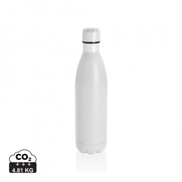 Logo trade promotional merchandise image of: Solid colour vacuum stainless steel bottle 750ml