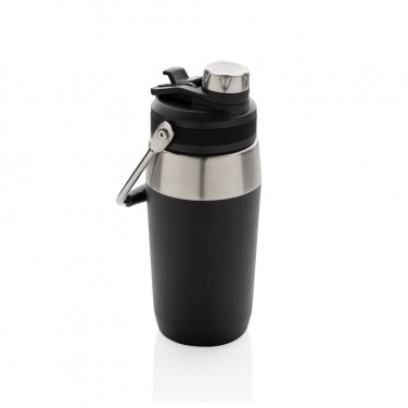 Logo trade promotional items image of: Vacuum stainless steel dual function lid bottle 500ml
