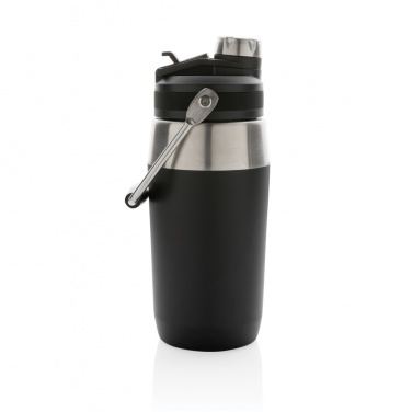 Logo trade promotional products image of: Vacuum stainless steel dual function lid bottle 500ml