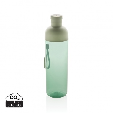 Logo trade promotional merchandise photo of: Impact RCS recycled PET leakproof water bottle 600ml