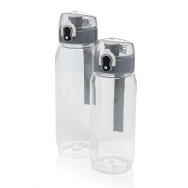 Logo trade promotional merchandise photo of: Yide RCS Recycled PET leakproof lockable waterbottle 800ml