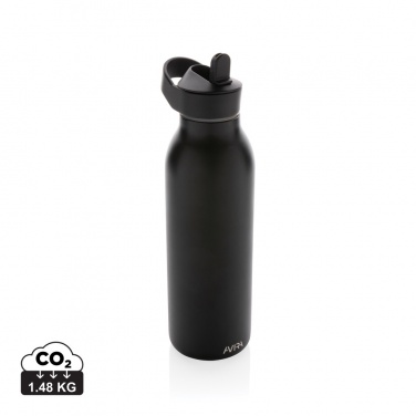 Logotrade promotional products photo of: Avira Ara RCS Re-steel fliptop water bottle 500ml