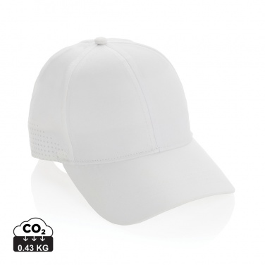 Logo trade promotional gifts image of: Impact AWARE™ RPET 6 panel sports cap