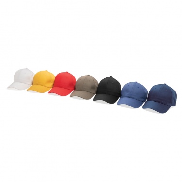 Logo trade advertising products picture of: Impact 6 panel 280gr Recycled cotton cap with AWARE™ tracer