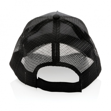 Logotrade promotional items photo of: Impact AWARE™ Brushed rcotton 5 panel trucker cap 190gr