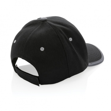 Logotrade business gifts photo of: Impact AWARE™ Brushed rcotton 6 panel contrast cap 280gr