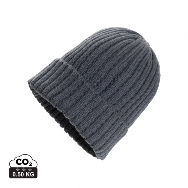 Logo trade promotional merchandise image of: Kennedi AWARE™ Polylana® beanie with large rib