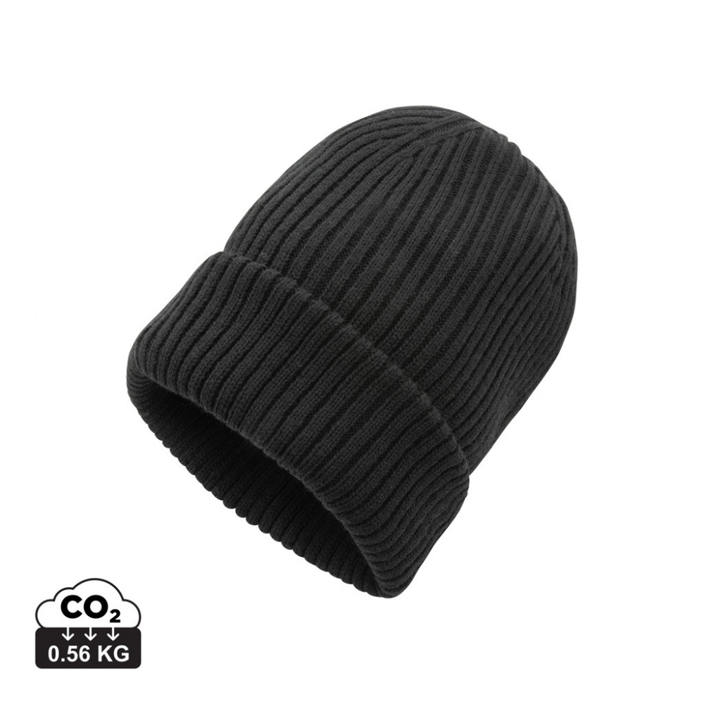 Logotrade promotional product image of: Impact AWARE™  Polylana® double knitted beanie