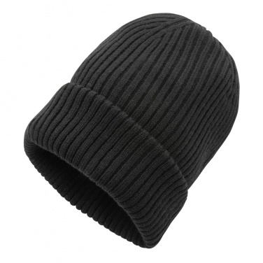 Logotrade promotional gift image of: Impact AWARE™  Polylana® double knitted beanie