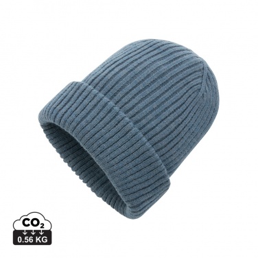 Logo trade promotional gifts image of: Impact AWARE™  Polylana® double knitted beanie