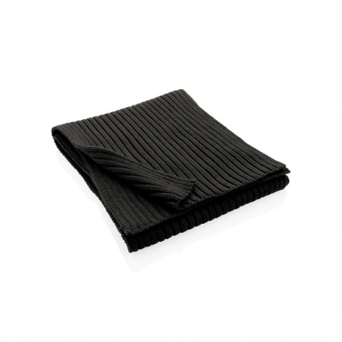 Logo trade advertising products picture of: Impact AWARE™ Polylana® knitted scarf 180 x 25cm