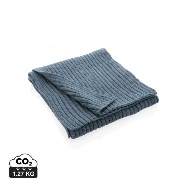 Logo trade promotional items image of: Impact AWARE™ Polylana® knitted scarf 180 x 25cm